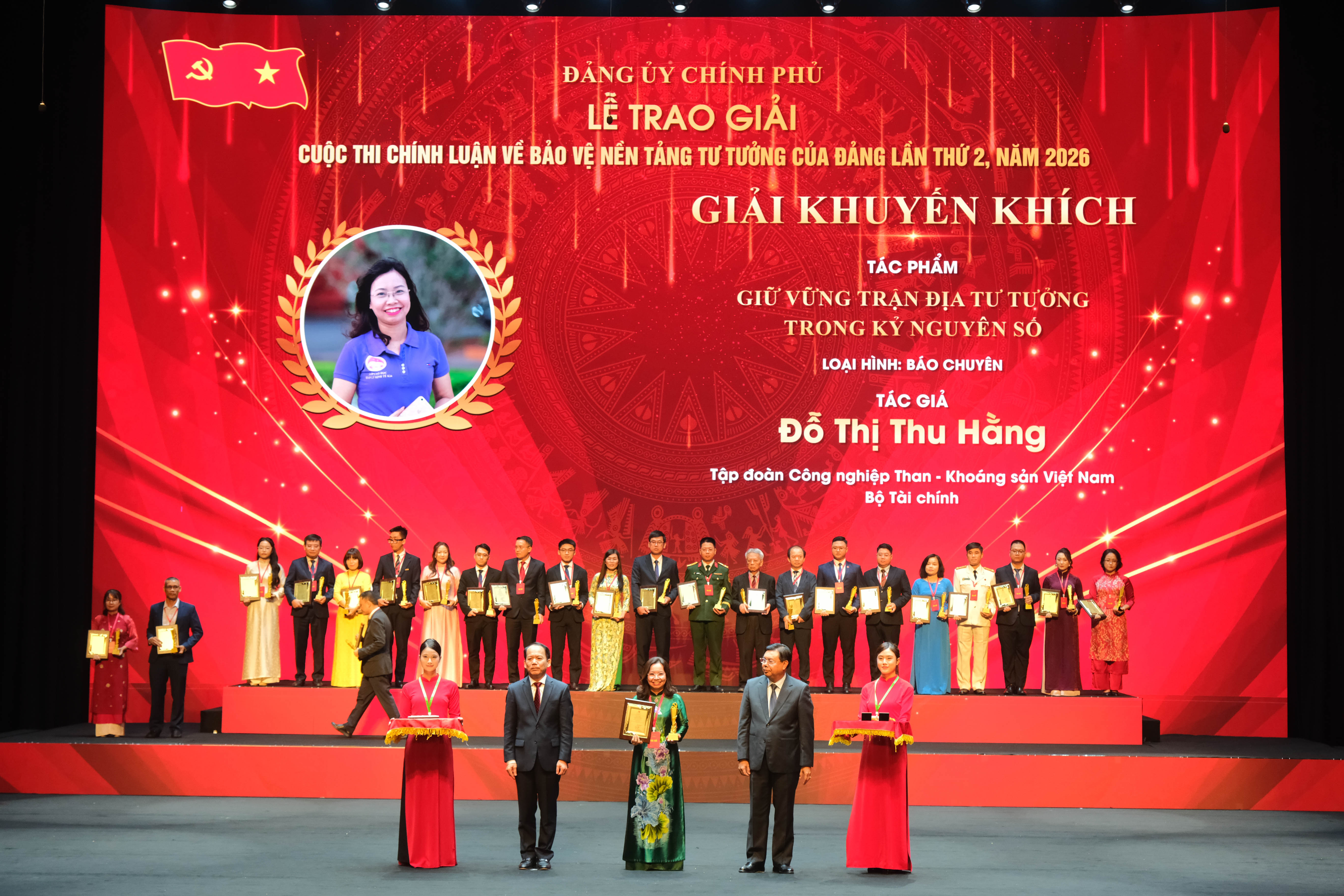 ĐỒNG CHÍ ĐỖ THỊ THU HẰNG - PHÓ GIÁM ĐỐC VIJAS VINH DỰ ĐẠT GIẢI CAO CUỘC THI CỦA ĐẢNG BỘ CHÍNH PHỦ NĂM 2026
